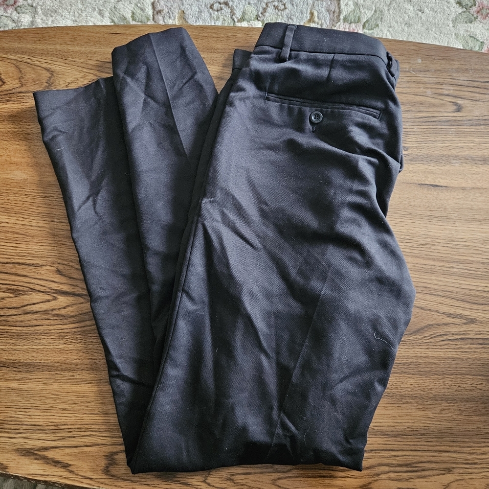 Dockers Men's Black Dress Pants - Classic Flat Front